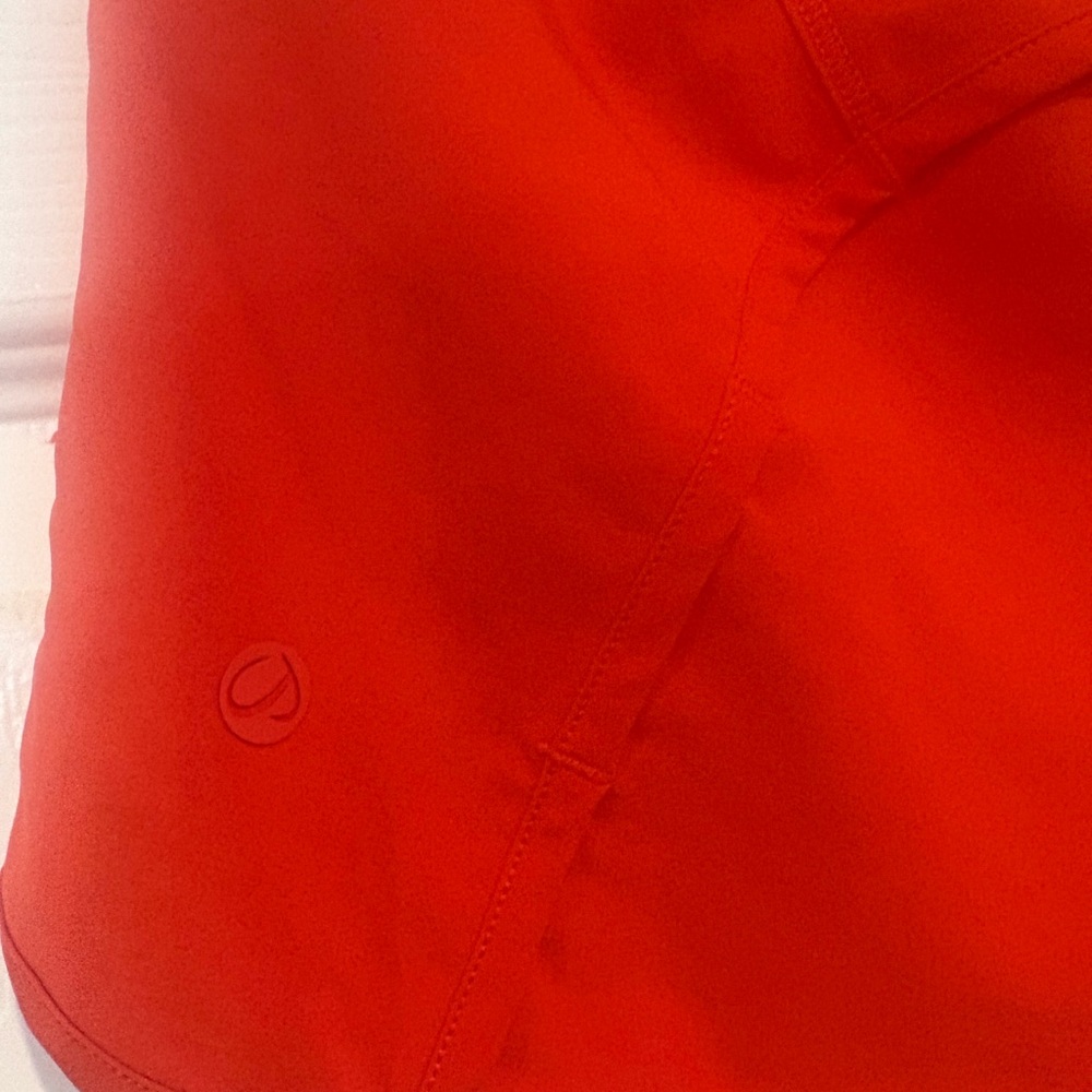 CRZ YOGA Women's Bright Red Athletic Shorts - Picture 4 of 6